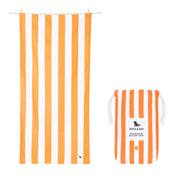 Quick Dry Towel Striped Dkorange
